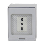 Hydrobox Enchufe Simple Sobrepuesto 10/16A Blanco Exterior