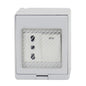 HYDROBOX CON ENCHUFE SIMPLE 10/16A Y INTERRUPTOR SOBREPUESTO 9/12 (BLANCO)