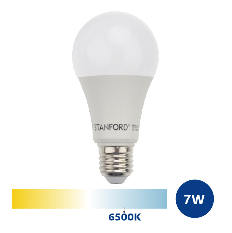 Ampolleta LED A60 7W E27 Luz Fría 6500K Ahorro Energía
