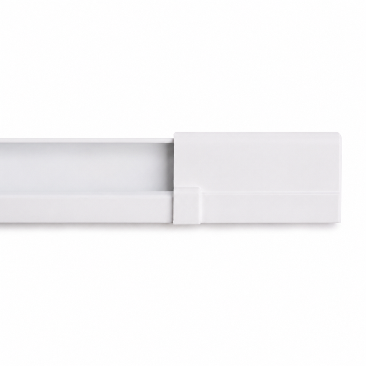 Tubo LED Estanco Canoa Plana Regleta Slim 60cm 27W Fría Liso