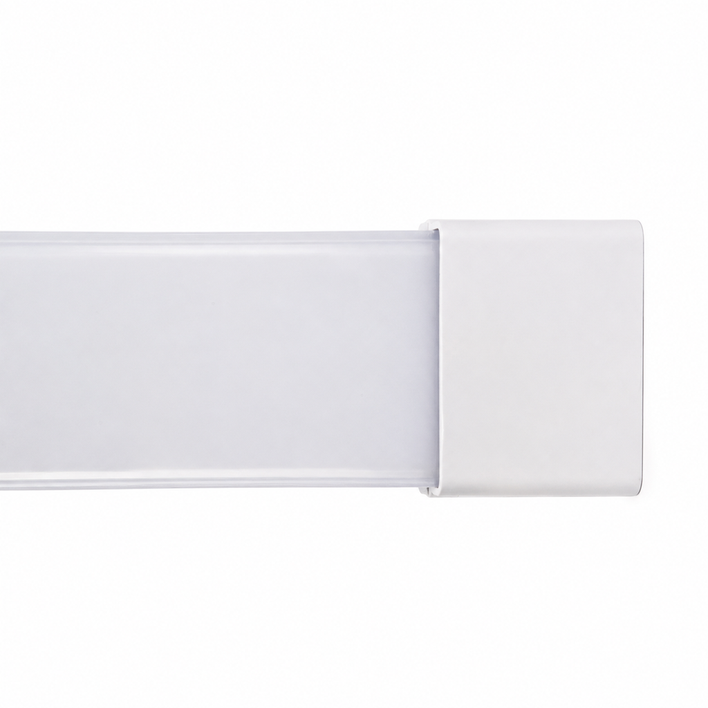 Tubo LED Estanco Canoa Plana Regleta Slim 60cm 27W Fría Liso