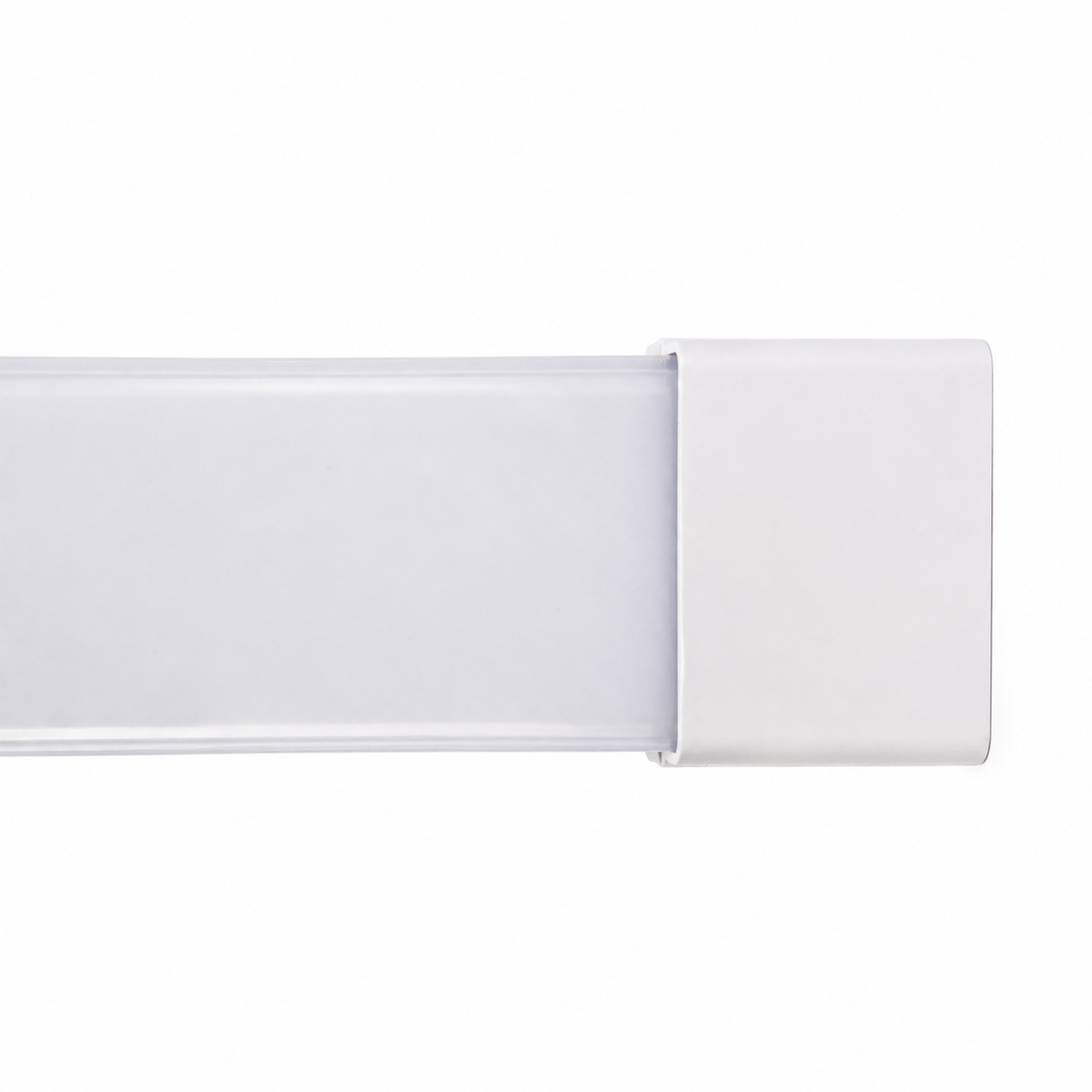 Tubo LED Estanco Canoa Plana Regleta Slim 60cm 27W Fría Liso