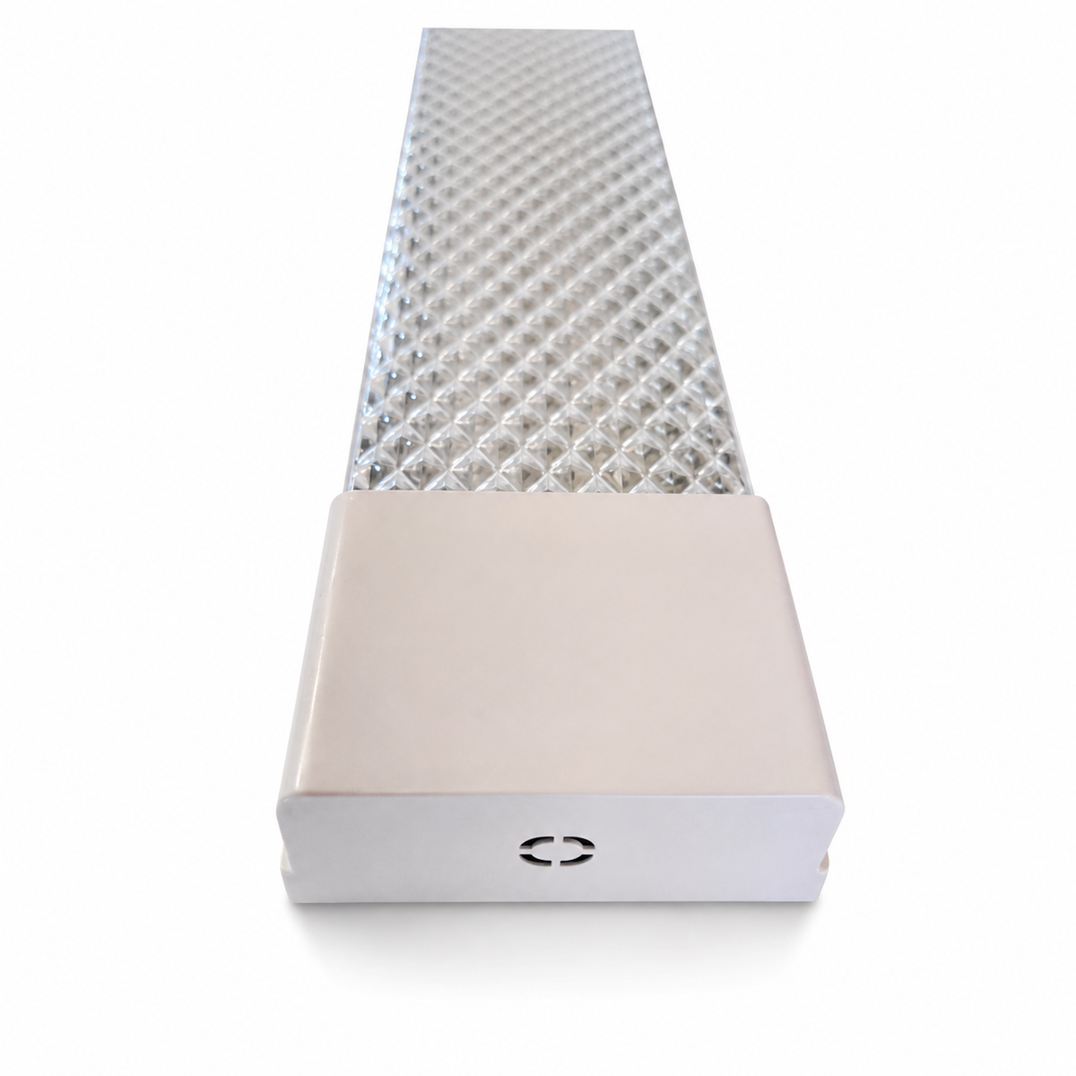 Tubo LED Estanco Canoa Plana Regleta Slim 60cm 18W Fría Prismático