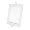 Panel LED Cuadrado Embutido 12W Luz Fría 6500K Foco Techo