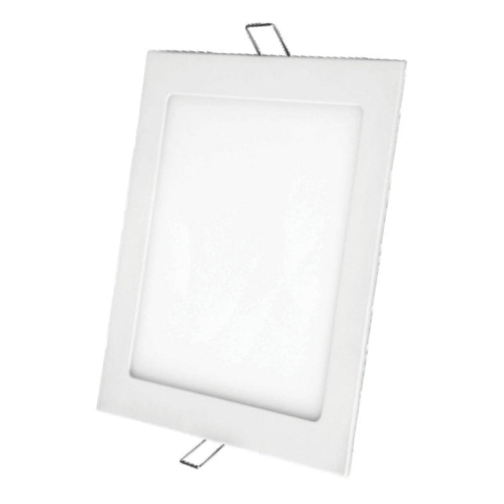 Panel LED Cuadrado Embutido 18W Luz Cálida 3000K Foco Techo
