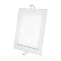 Panel LED Cuadrado Embutido 18W Luz Fría 6500K Foco Techo