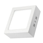 Panel LED Cuadrado Sobrepuesto 12W Luz Cálida 3000K Plafón