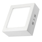 Panel LED Cuadrado Sobrepuesto 12W Luz Fría 6500K Plafón