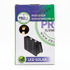 Aplique LED Solar Bidireccional Doble Haz Muro Exterior Impermeable