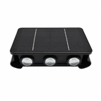 Aplique LED Solar Bidireccional Doble Haz Muro Exterior Impermeable