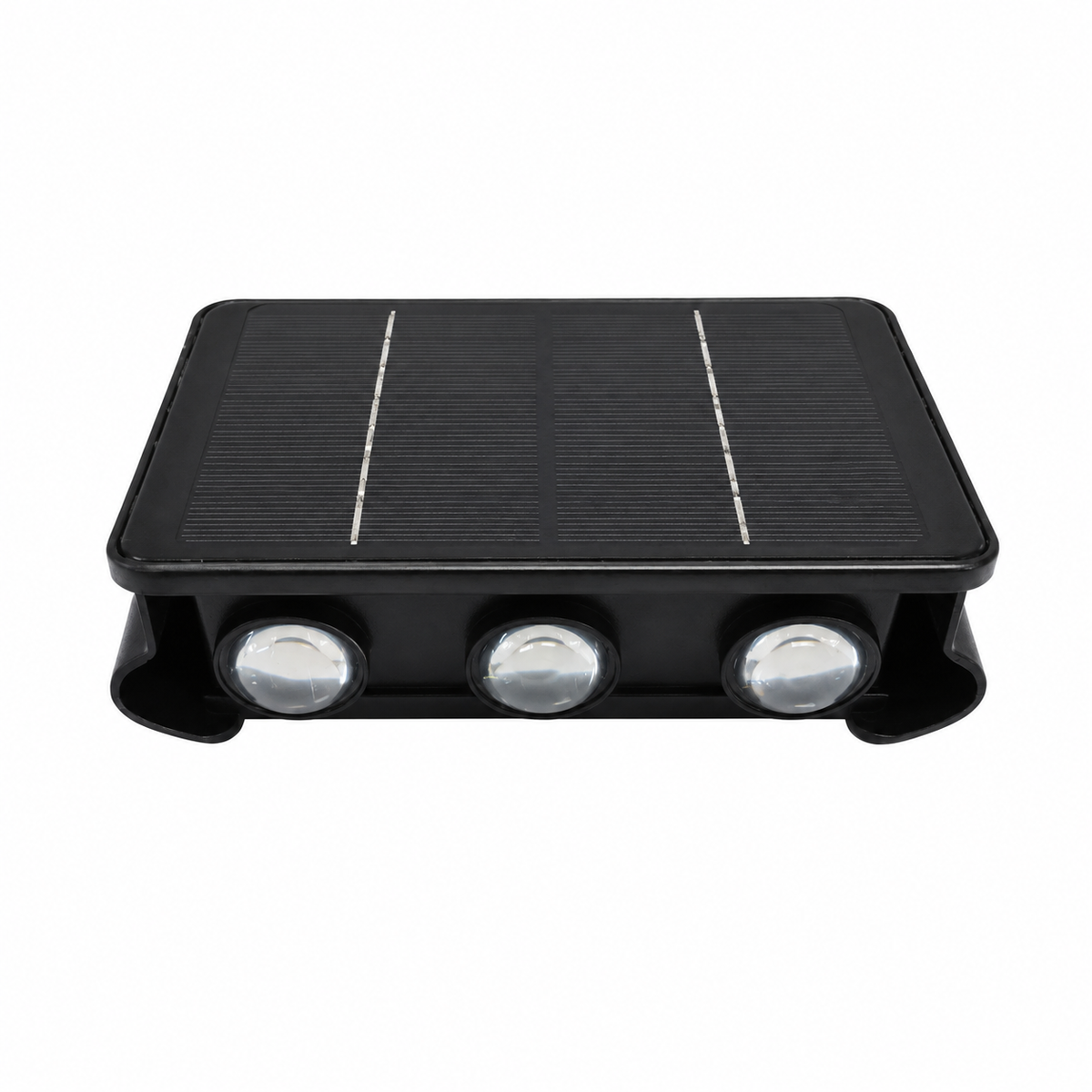 Aplique LED Solar Bidireccional Doble Haz Muro Exterior Impermeable