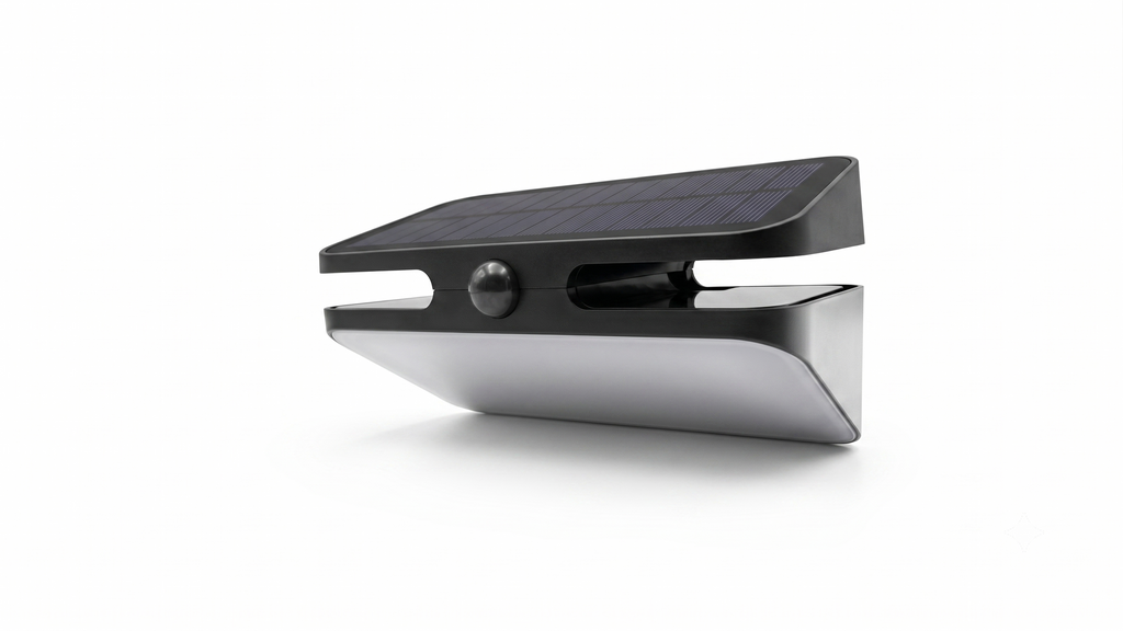 Foco Solar LED Muro Exterior Sensor Movimiento Impermeable
