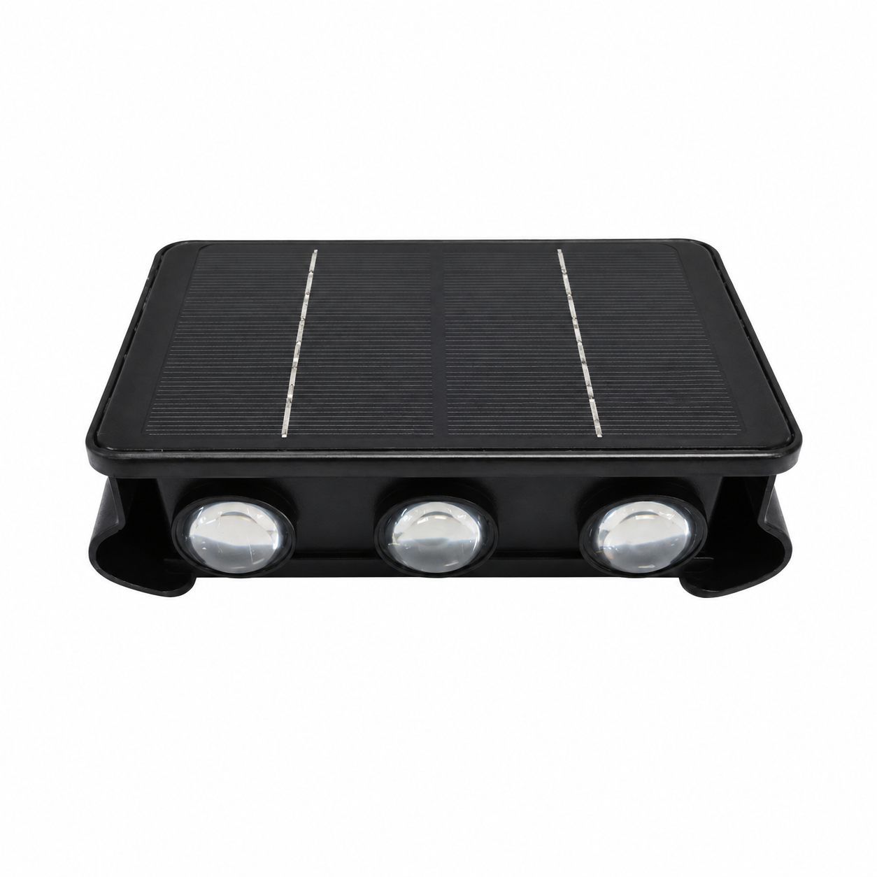 Luz Solar LED Bidireccional Doble Haz de luz Muro Exterior Impermeable