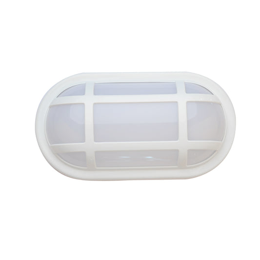 TORTUGA LED OVALADA 16W IP54 6500K (C/REJILLA)