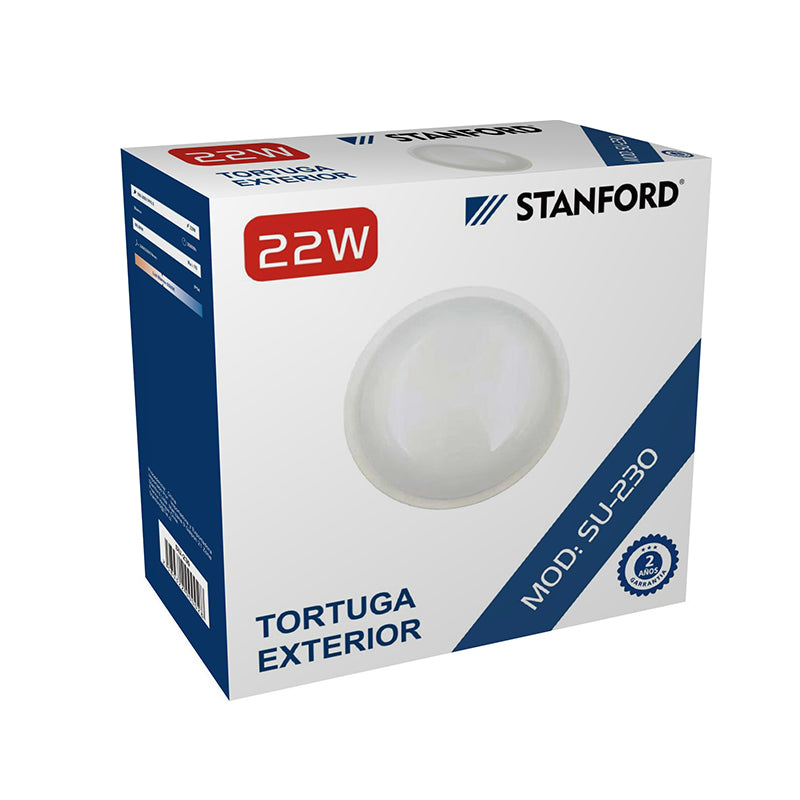 TORTUGA LED REDONDA 22W IP54 6500K