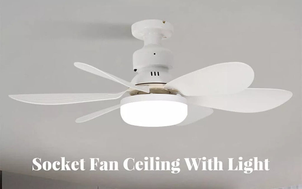 Ampolleta LED con Ventilador E27 Control Remoto Techo
