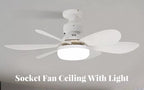 Ampolleta LED con Ventilador E27 Control Remoto Techo