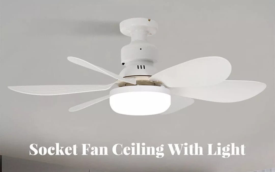 Ampolleta LED con Ventilador E27 Control Remoto Techo