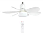 Ampolleta LED con Ventilador E27 Control Remoto Techo