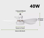 Ampolleta LED con Ventilador E27 Control Remoto Techo