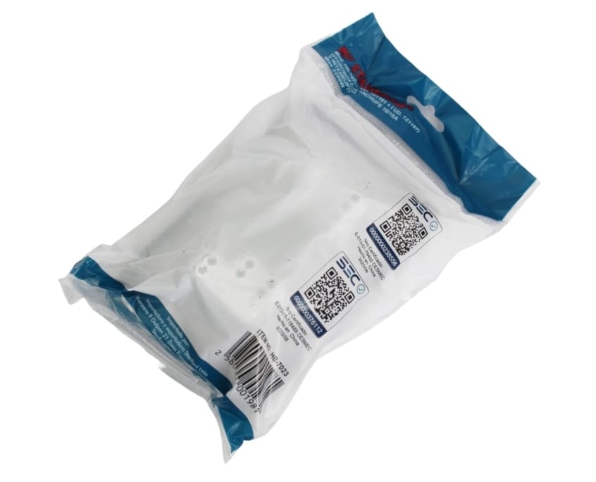HYDROBOX EMBUTIDO CON ENCHUFE SIMPLE 10/16A Y INTERRUPTOR 9/12