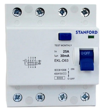 INTERRUPTOR DIFERENCIAL 4X25A 30mA