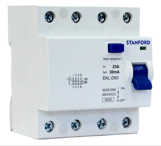 INTERRUPTOR DIFERENCIAL 4X25A 30mA
