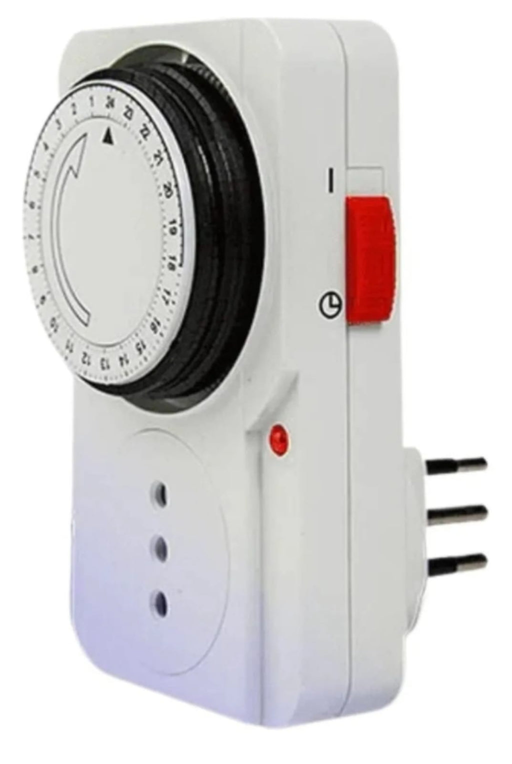 Temporizador Análogo con Enchufe 24h Programador Timer