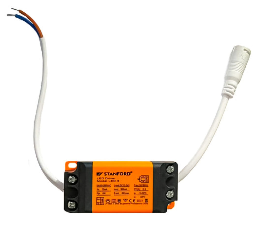 Driver Transformador para Panel LED 12W Repuesto Fuente