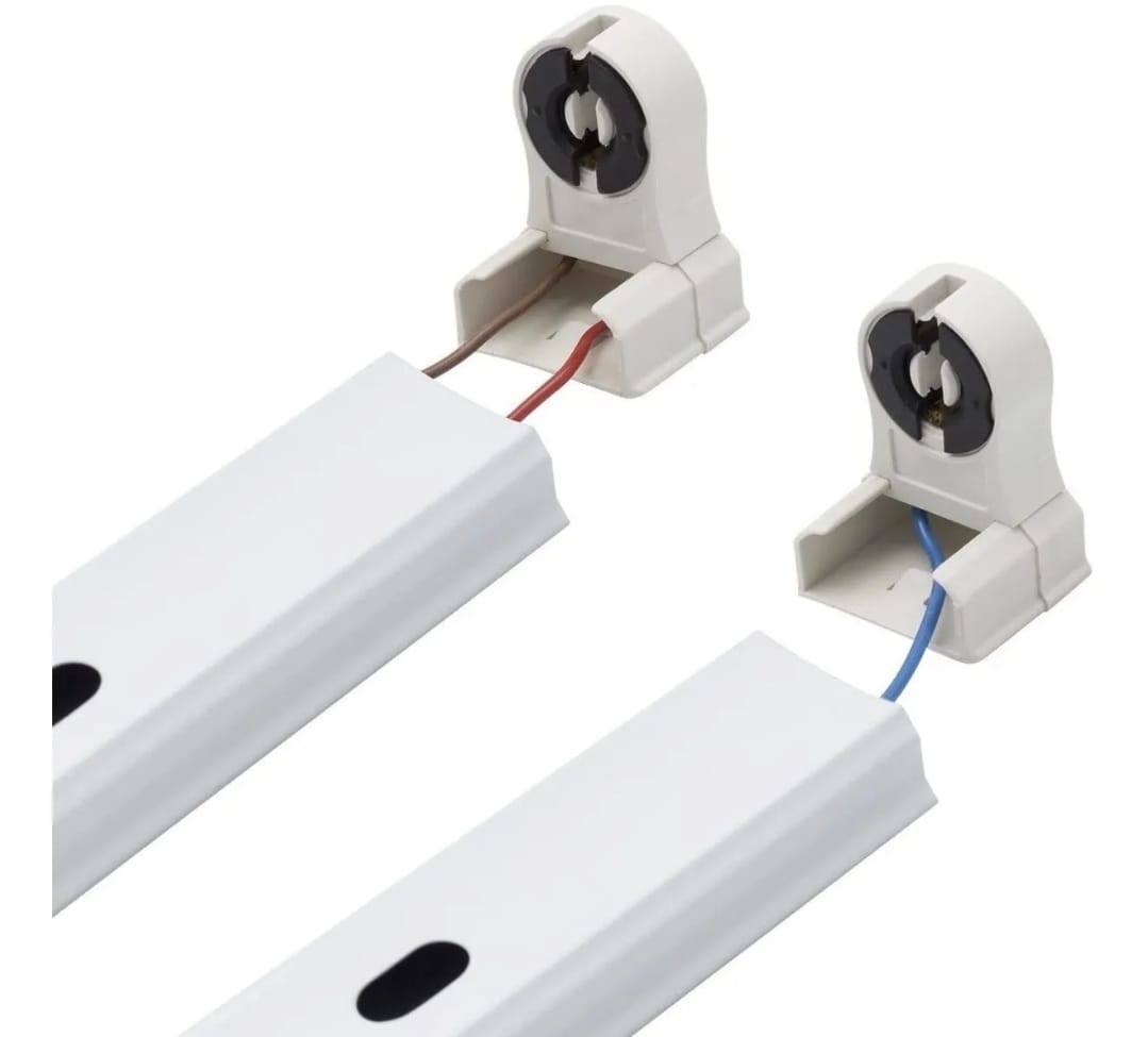 Canoa Simple para Tubo LED T8 1x9W 60cm Bodega Taller