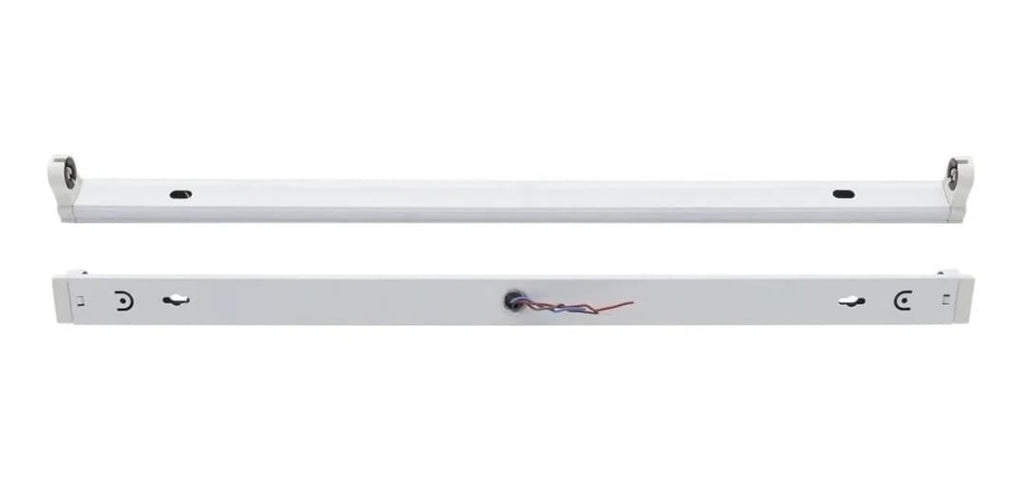 Canoa Simple para Tubo LED T8 1x18W 120cm Bodega Taller