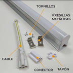 Equipo LED Integrado T5 18W 120cm Luz Fría 6500K Lineal
