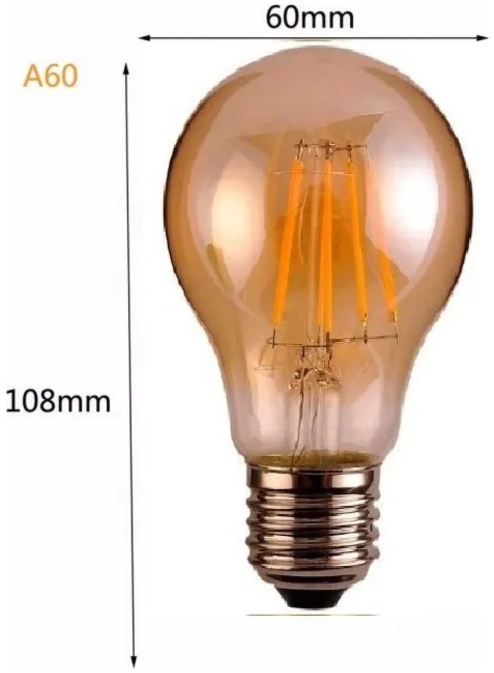 AMPOLLETA FILAMENTO 8W 2700K