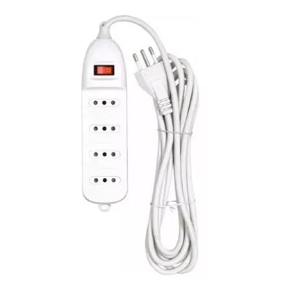 ALARGADOR DE 4 TOMAS C/INTERRUPTOR 1.5M