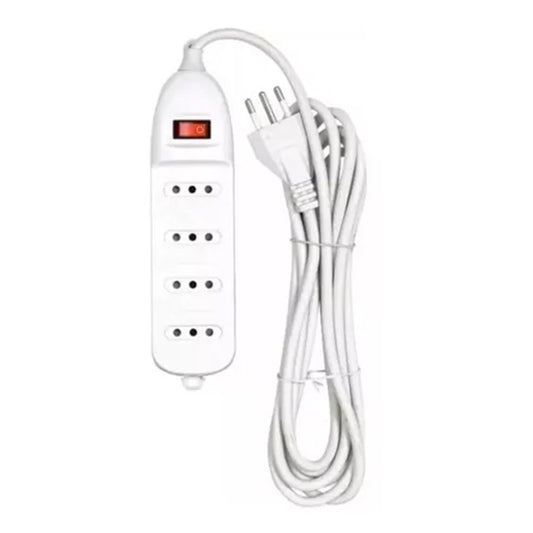 ALARGADOR DE 4 TOMAS C/INTERRUPTOR 1.5M