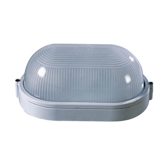 TORTUGA OVALADA BLANCA E27 IP54 (SIN PESTAÑA)